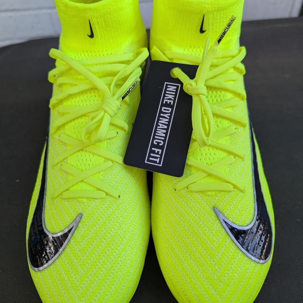 Nike Zm Superfly 10 Elite Neon Yellow Soccer Cleats